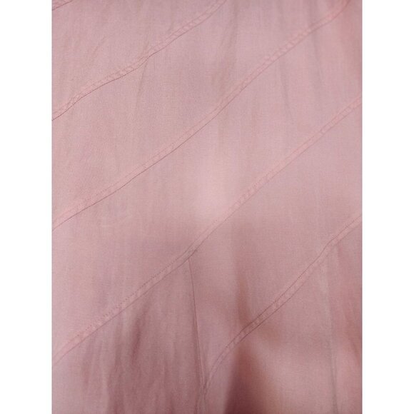 Appraisal Skirt Flare Linen blend Size 5 Pink Below-Knee Career Church modest - Picture 8 of 11